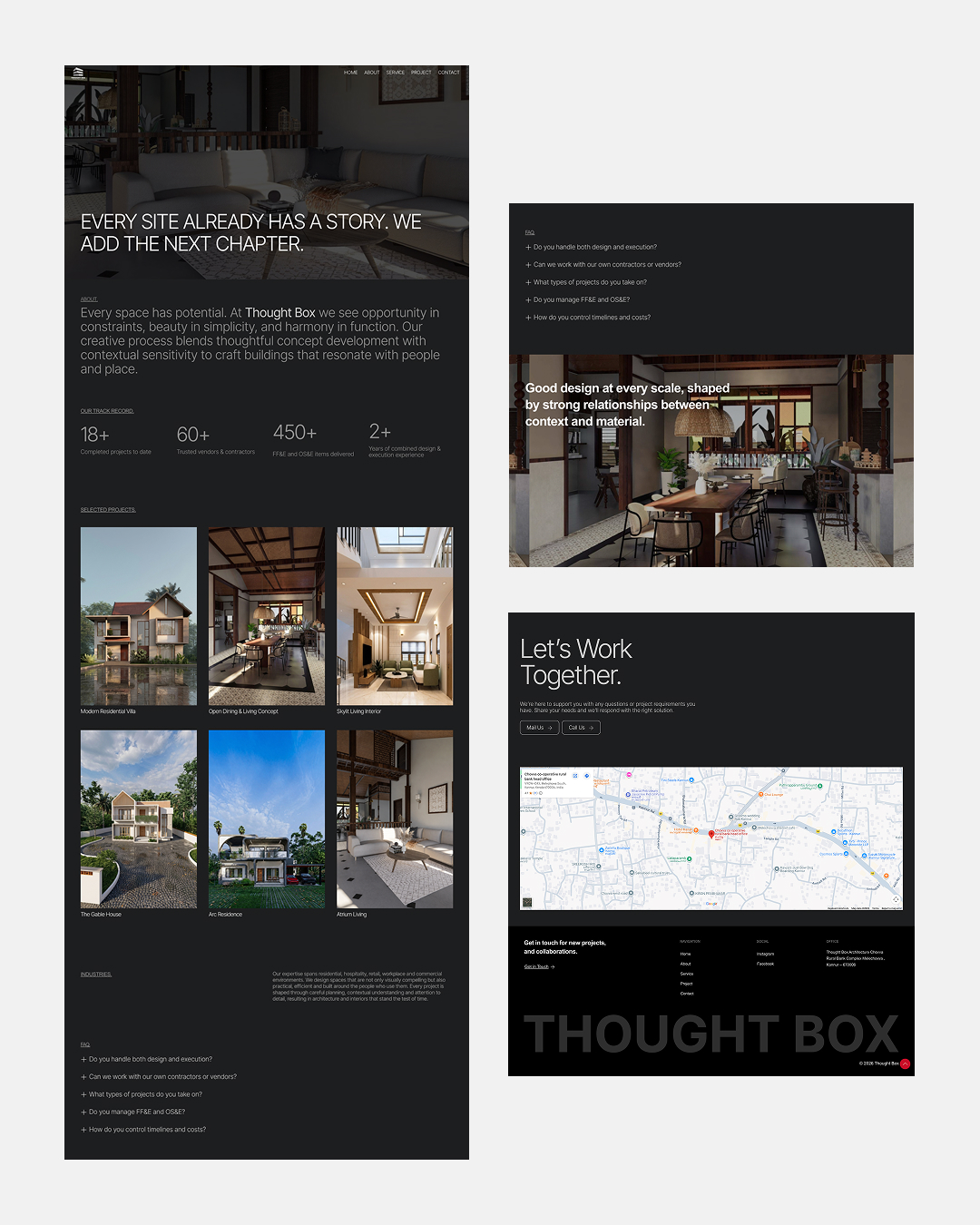 THOUGHT BOX UI Design